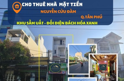 Cho thuê nhà Mặt tiền Nguyễn Cửu Đàm 100m2, 3 Lầu, 20 triệu